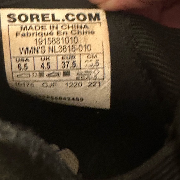 Sorel Black Suede Ankle Boots - Picture 5 of 5